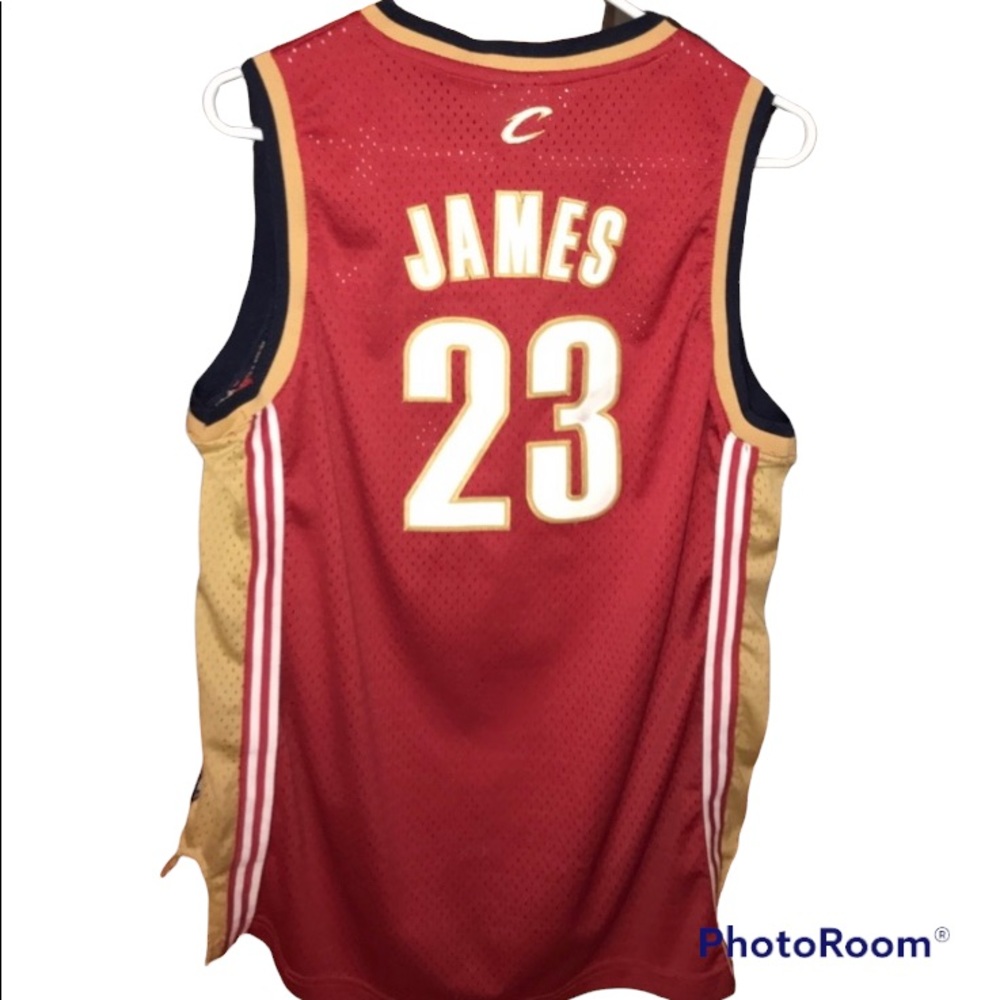 Cleveland Cavaliers Jersey Adidas LeBron James 23 Ohio NEW XL - Picture 2 of 6